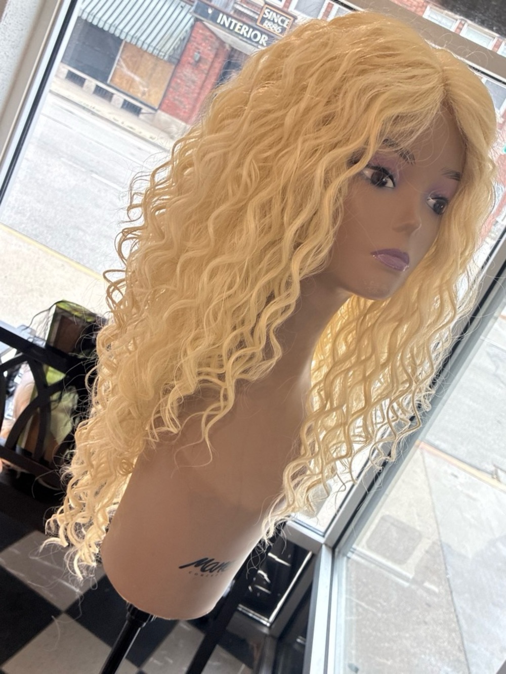 Blonde Long Wavy Wig for Women